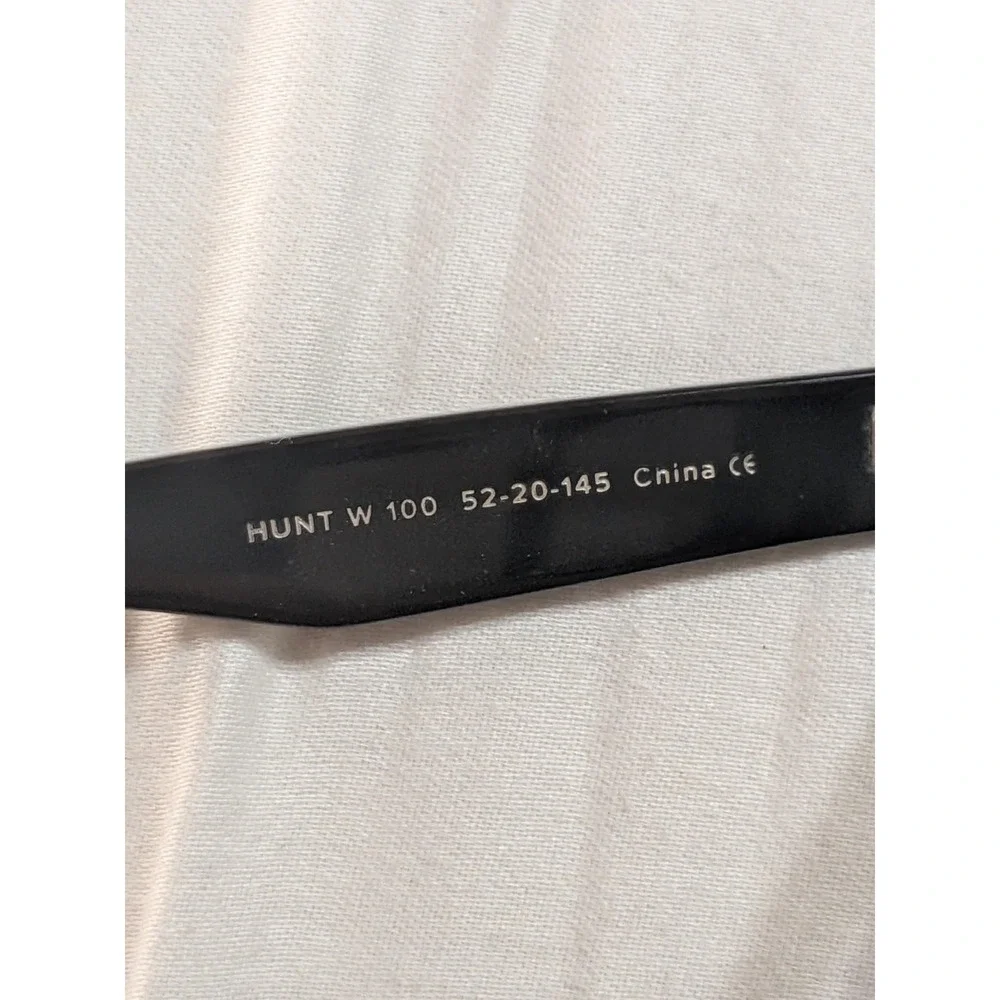 Warby Parker Eyeglasses Frame‎ Black HUNT W 100 52[]20 145 Glasses Unisex